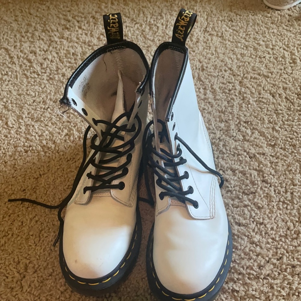 white doc martins